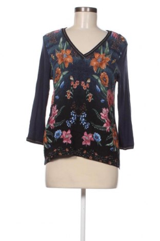 Γυναικεία μπλούζα Desigual, Μέγεθος M, Χρώμα Μπλέ, Τιμή 14,73 €