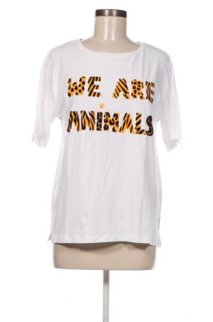 Damen Shirt Desigual, Größe M, Farbe Weiß, Preis 31,73 €
