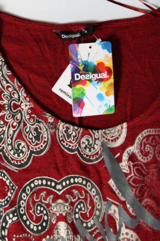 Дамска блуза Desigual, Размер M, Цвят Червен, Цена 89,64 лв.