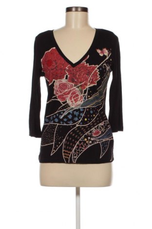Γυναικεία μπλούζα Desigual, Μέγεθος S, Χρώμα Μαύρο, Τιμή 33,40 €