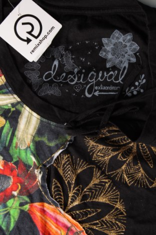 Γυναικεία μπλούζα Desigual, Μέγεθος XL, Χρώμα Μαύρο, Τιμή 29,18 €