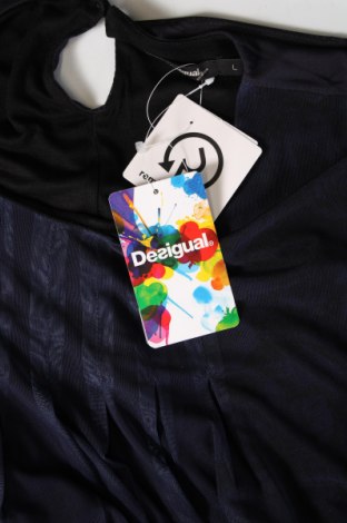 Дамска блуза Desigual, Размер L, Цвят Син, Цена 108,00 лв.