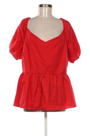 Дамска блуза Dorothy Perkins, Размер XXL, Цвят Червен, Цена 37,20 лв.