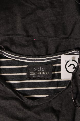Γυναικεία μπλούζα Edc By Esprit, Μέγεθος M, Χρώμα Γκρί, Τιμή 3,15 €