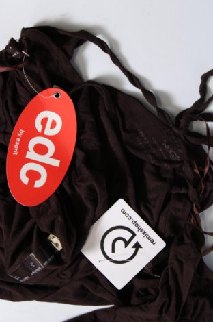 Γυναικεία μπλούζα Edc By Esprit, Μέγεθος M, Χρώμα Καφέ, Τιμή 9,75 €