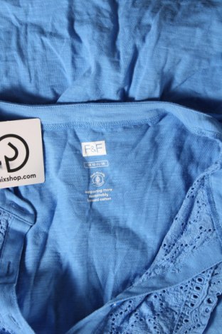 Γυναικεία μπλούζα F&F, Μέγεθος M, Χρώμα Μπλέ, Τιμή 11,75 €
