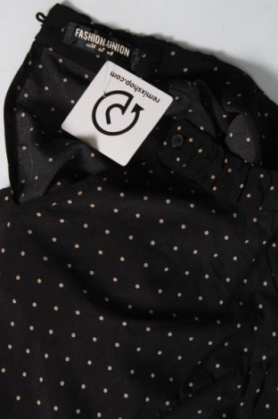 Дамска блуза Fashion Union, Размер XS, Цвят Черен, Цена 18,41 лв.