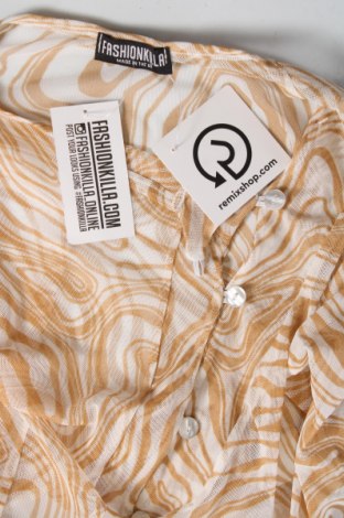 Дамска блуза Fashionkilla, Размер XS, Цвят Бежов, Цена 18,77 лв.