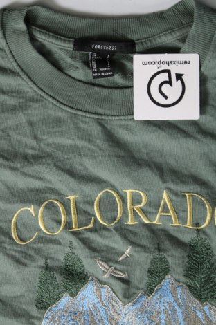 Γυναικεία μπλούζα Forever 21, Μέγεθος S, Χρώμα Πράσινο, Τιμή 5,44 €