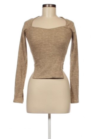 Дамска блуза Gina Tricot, Размер XS, Цвят Бежов, Цена 20,00 лв.