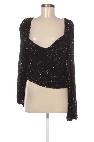 Дамска блуза Gina Tricot, Размер XXL, Цвят Черен, Цена 15,18 лв.