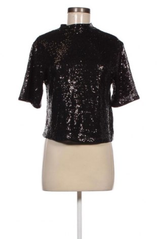Дамска блуза H&M, Размер S, Цвят Черен, Цена 31,28 лв.