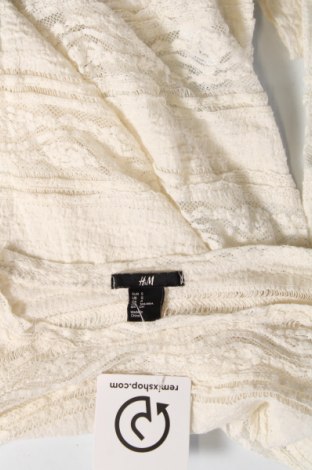 Дамска блуза H&M, Размер S, Цвят Екрю, Цена 7,22 лв.