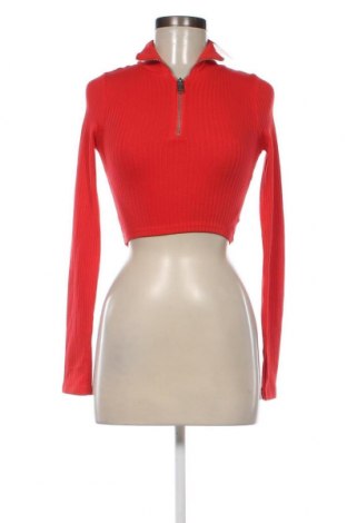 Дамска блуза H&M Divided, Размер XS, Цвят Червен, Цена 4,75 лв.