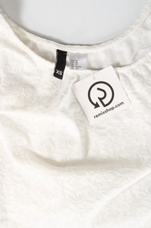 Дамска блуза H&M Divided, Размер XS, Цвят Бял, Цена 7,82 лв.
