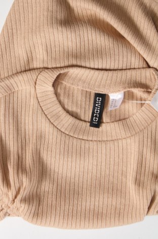 Damen Shirt H&M Divided, Größe S, Farbe Beige, Preis 4,36 €