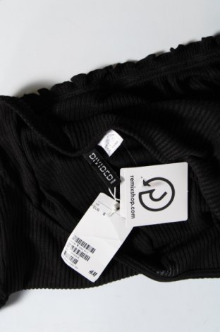 Damen Shirt H&M Divided, Größe S, Farbe Schwarz, Preis 6,47 €