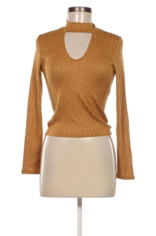 Damen Shirt H&M Divided, Größe S, Farbe Golden, Preis 2,12 €