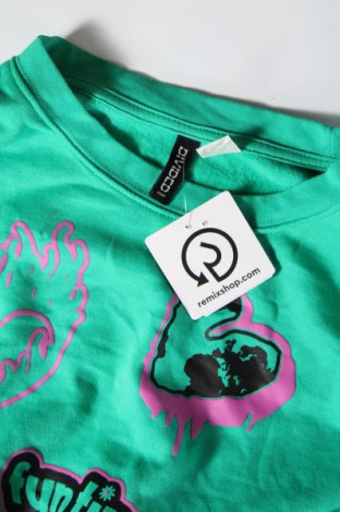 Γυναικεία μπλούζα H&M Divided, Μέγεθος S, Χρώμα Πράσινο, Τιμή 5,05 €