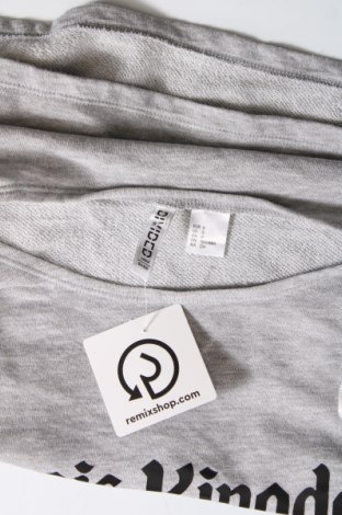 Damen Shirt H&M Divided, Größe S, Farbe Grau, Preis 5,68 €