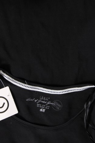 Дамска блуза H&M L.O.G.G., Размер M, Цвят Черен, Цена 19,00 лв.