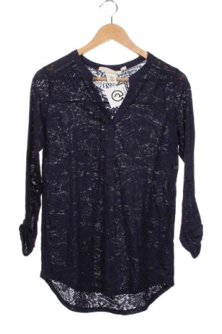 Γυναικεία μπλούζα H&M L.O.G.G., Μέγεθος XS, Χρώμα Μπλέ, Τιμή 2,92 €