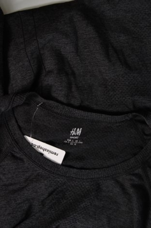 Дамска блуза H&M Sport, Размер L, Цвят Сив, Цена 6,21 лв.