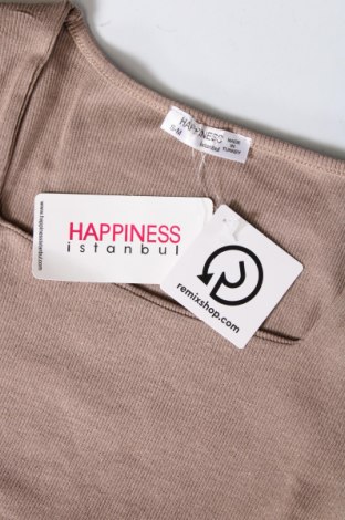 Γυναικεία μπλούζα Happiness Istanbul, Μέγεθος S, Χρώμα Καφέ, Τιμή 5,59 €