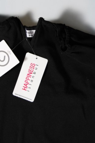 Γυναικεία μπλούζα Happiness Istanbul, Μέγεθος M, Χρώμα Μαύρο, Τιμή 2,40 €