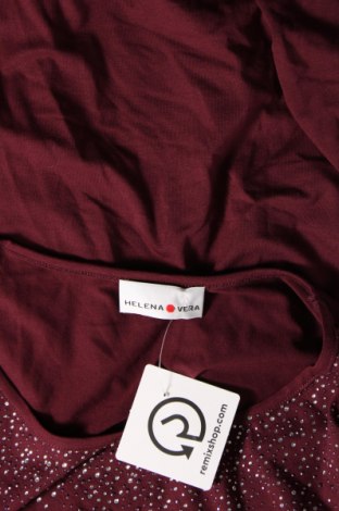 Γυναικεία μπλούζα Helena Vera, Μέγεθος XL, Χρώμα Κόκκινο, Τιμή 10,73 €