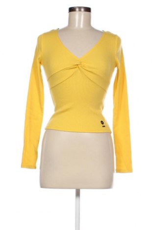 Γυναικεία μπλούζα Hollister, Μέγεθος XS, Χρώμα Κίτρινο, Τιμή 5,95 €