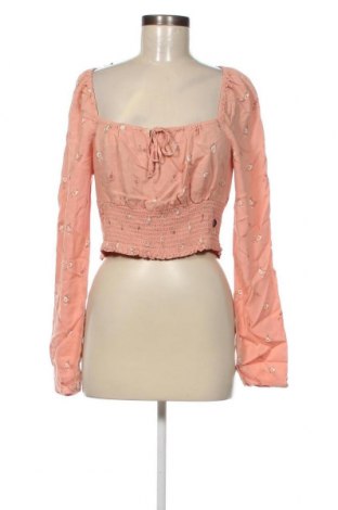 Γυναικεία μπλούζα Hollister, Μέγεθος L, Χρώμα Πορτοκαλί, Τιμή 7,94 €
