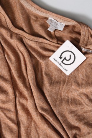 Γυναικεία μπλούζα Infinity Woman, Μέγεθος L, Χρώμα Καφέ, Τιμή 4,70 €