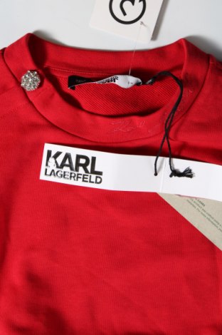 Дамска блуза Karl Lagerfeld, Размер M, Цвят Червен, Цена 229,00 лв.