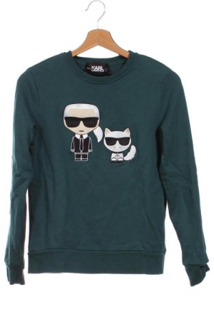 Γυναικεία μπλούζα Karl Lagerfeld, Μέγεθος XS, Χρώμα Πράσινο, Τιμή 56,35 €