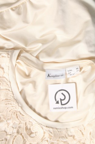 Γυναικεία μπλούζα Komplimente, Μέγεθος XL, Χρώμα Εκρού, Τιμή 10,52 €