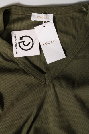 Γυναικεία μπλούζα Kookai, Μέγεθος XS, Χρώμα Πράσινο, Τιμή 30,06 €