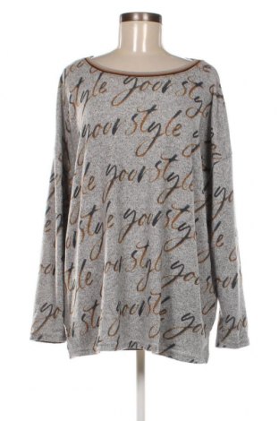 Дамска блуза Laura Torelli, Размер XL, Цвят Сив, Цена 5,13 лв.