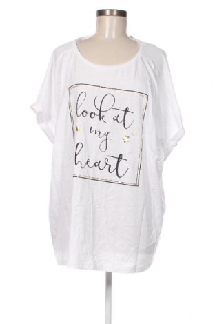 Γυναικεία μπλούζα Laura Torelli, Μέγεθος 4XL, Χρώμα Λευκό, Τιμή 9,52 €