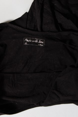 Дамска блуза Made With Love, Размер M, Цвят Черен, Цена 10,85 лв.