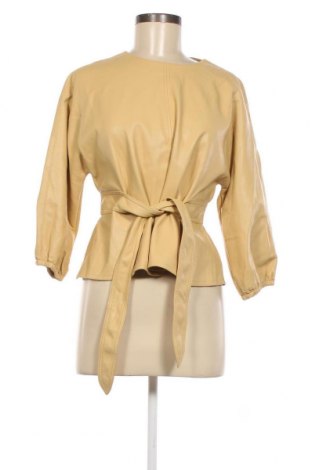 Дамска блуза Mango, Размер XS, Цвят Жълт, Цена 6,75 лв.