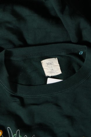 Дамска блуза Marks & Spencer, Размер XXL, Цвят Зелен, Цена 27,00 лв.
