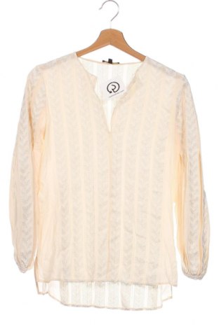 Дамска блуза Massimo Dutti, Размер XS, Цвят Бежов, Цена 28,80 лв.