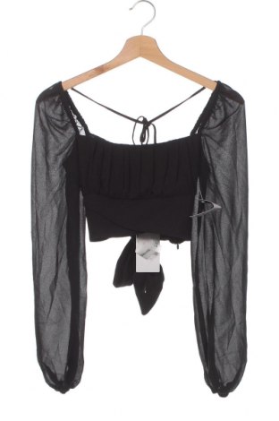 Γυναικεία μπλούζα NA-KD, Μέγεθος XS, Χρώμα Μαύρο, Τιμή 9,92 €