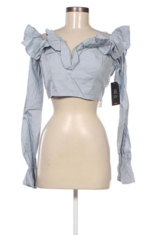 Дамска блуза NA-KD, Размер M, Цвят Син, Цена 19,25 лв.