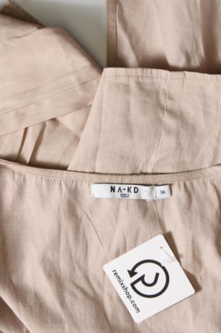 Дамска блуза NA-KD, Размер S, Цвят Бежов, Цена 18,36 лв.