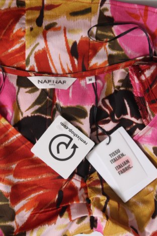 Γυναικεία μπλούζα Naf Naf, Μέγεθος XS, Χρώμα Πολύχρωμο, Τιμή 8,33 €