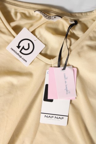 Дамска блуза Naf Naf, Размер XL, Цвят Бежов, Цена 41,58 лв.