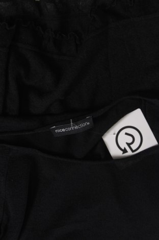 Γυναικεία μπλούζα Nice Connection, Μέγεθος M, Χρώμα Μαύρο, Τιμή 25,05 €