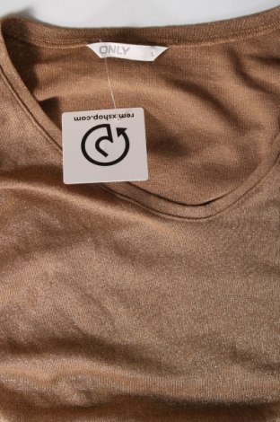 Γυναικεία μπλούζα ONLY, Μέγεθος L, Χρώμα Χρυσαφί, Τιμή 12,37 €
